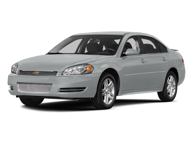 2014 Chevrolet Impala LT in Summit White — front three-quarter view