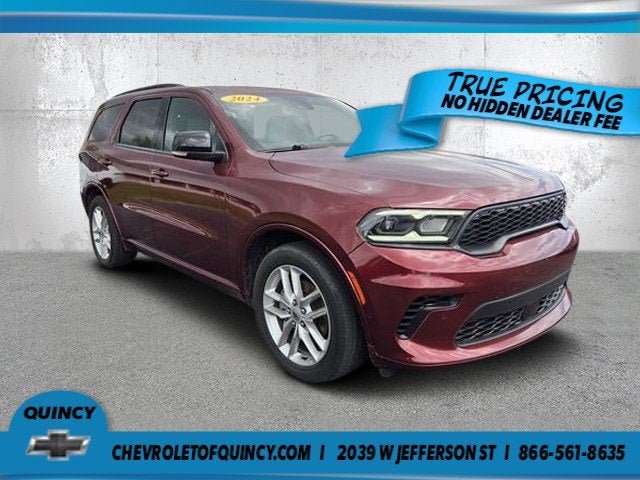 2024 Dodge Durango GT Premium RWD in Red — front three-quarter view