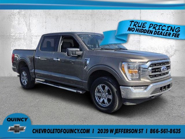 2023 Ford F-150 XLT in Gray — front three-quarter view